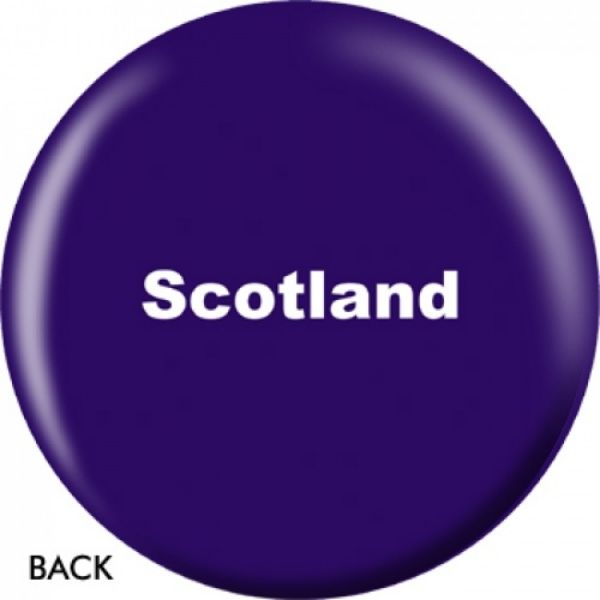 OTB Scottish Flag Bowling Ball Back