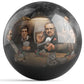 OnTheBall Get Down Art Big Chris Gangsters Poker Bowling Ball Back