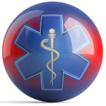 OnTheBall EMS Symbol Bowling Ball Front
