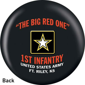 OnTheBall 1st Infantry Bowling Ball Side 2