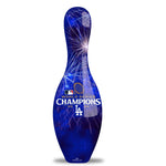 2023 World Series Champion Texas Rangers Bowling Pin - Front