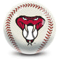 MLB Arizona Diamondbacks Baseball Bowling Ball Back