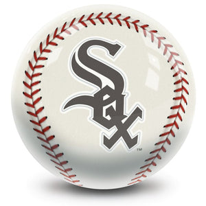MLB Chicago White Sox Baseball Bowling Ball Front