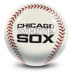 MLB Chicago White Sox Baseball Bowling Ball Back