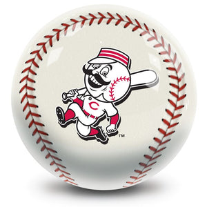MLB Cincinnati Reds Baseball Bowling Ball Back