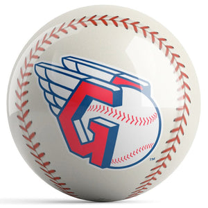 Cleveland Guardians Baseball Bowling Ball