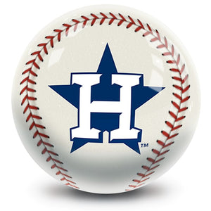 MLB Houston Astros Baseball Bowling Ball Back