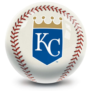 MLB Kansas City Royals Baseball Bowling Ball Front