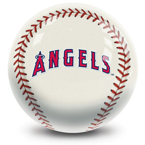MLB Los Angeles Angels Baseball Bowling Ball Back