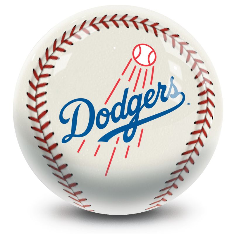 Los Angeles Dodgers Baseball Bowling Ball