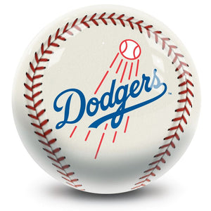 MLB Los Angeles Dodgers Baseball Bowling Ball Back