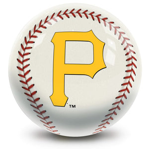 MLB Pittsburgh Pirates Baseball Bowling Ball Front