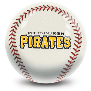 MLB Pittsburgh Pirates Baseball Bowling Ball Back
