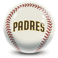 MLB San Diego Padres Baseball Bowling Ball Back