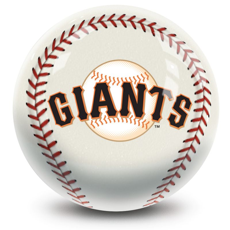 MLB San Francisco Giants Baseball Bowling Ball Front