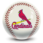 MLB St. Louis Cardinals Baseball Bowling Ball Front