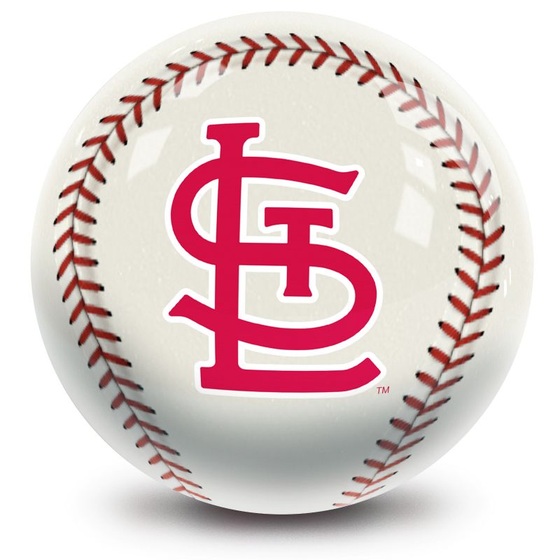 MLB St. Louis Cardinals Baseball Bowling Ball Back