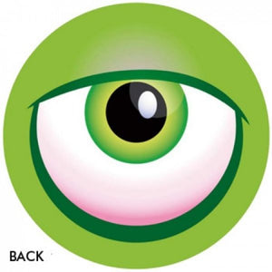 OnTheBall Monster Eyeball Green Bowling Ball Side 2