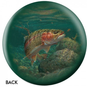OnTheBall Rainbow Trout Bowling Ball Side 2