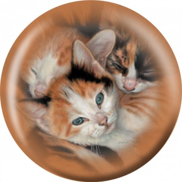 OnTheBall Three Kittens Bowling Ball