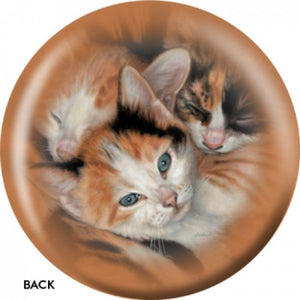 OnTheBall Three Kittens Bowling Ball Side 2