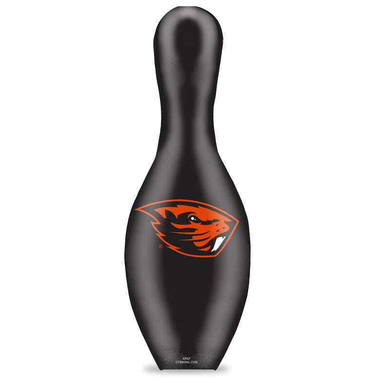 NCAA Oregon Beavers Black Bowling Pin Front
