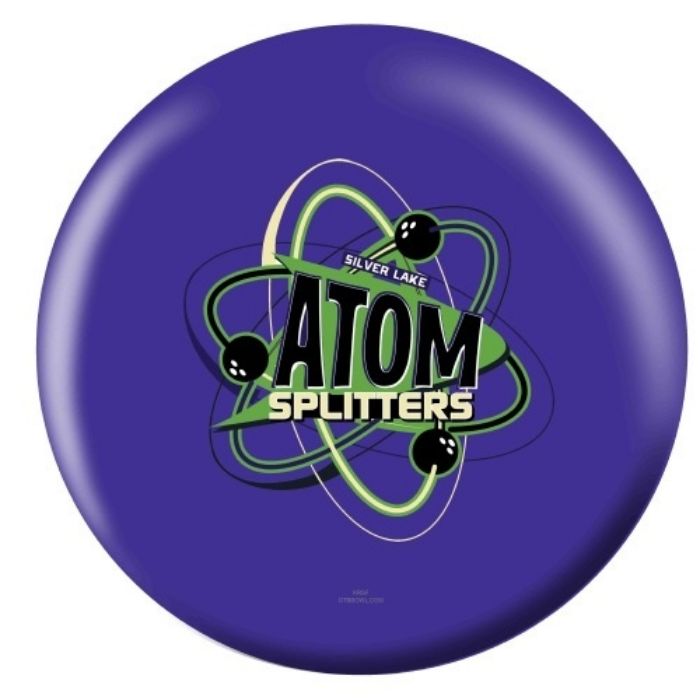 OnTheBall Silver Lake Atom Splitters Bowling Ball