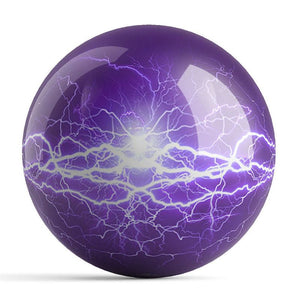 OnTheBall Custom Purple Lightning Bowling Ball