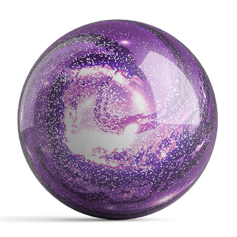 OnTheBall Custom Purple Space Bowling Ball