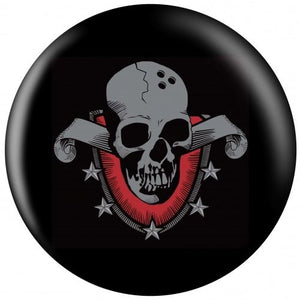 OnTheBall Skull Shield Bowling Ball
