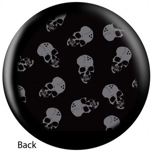 OnTheBall Skull Shield Bowling Ball Side 2