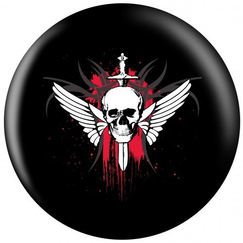 OnTheBall Winged Skull Bowling Ball