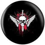 OnTheBall Winged Skull Bowling Ball