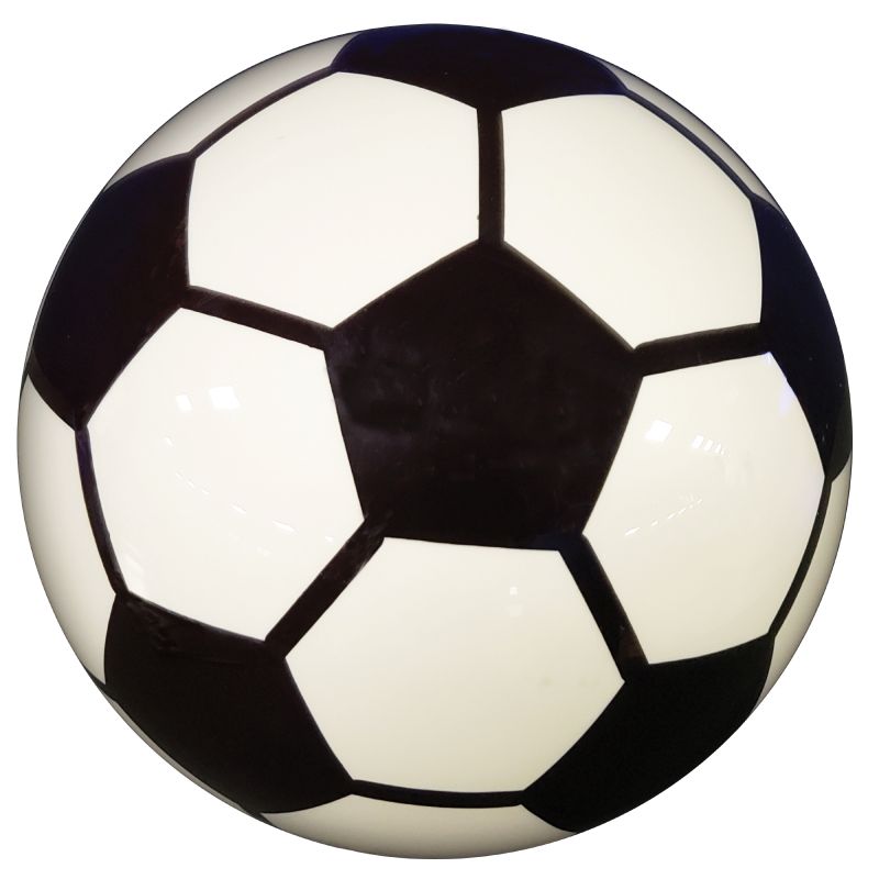 OnTheBall Clear Soccer Ball Bowling Ball