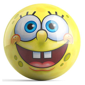 OnTheBall SpongeBob Faces Bowling Ball Front