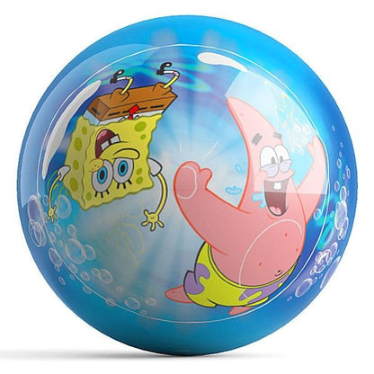 OnTheBall SpongeBob & Patrick In A Bubble Bowling Ball Front