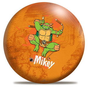 Teenage Mutant Ninja Turtles Michelangelo Bowling Ball Front