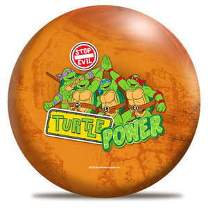 Teenage Mutant Ninja Turtles Michelangelo Bowling Ball Back