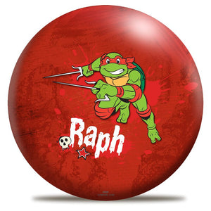 Teenage Mutant Ninja Turtles Raphael Bowling Ball Front