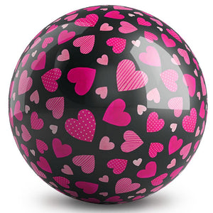 OnTheBall Pattern Hearts Bowling Ball