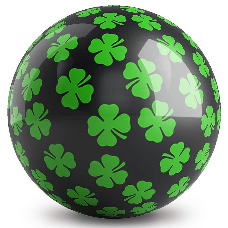 OnTheBall Pattern Shamrock Bowling Ball