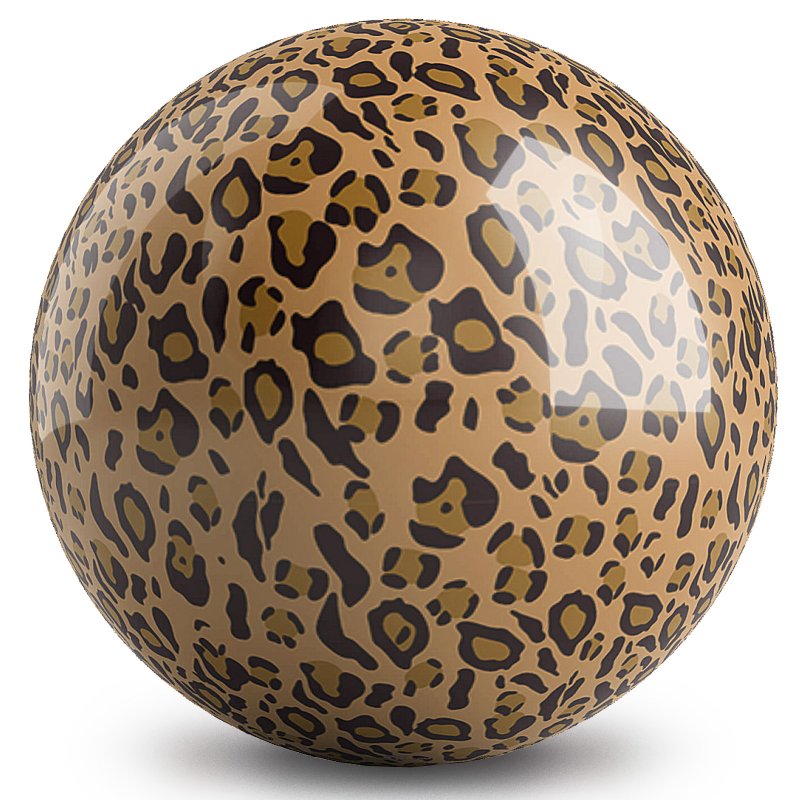 OnTheBall Pattern Leopard Bowling Ball