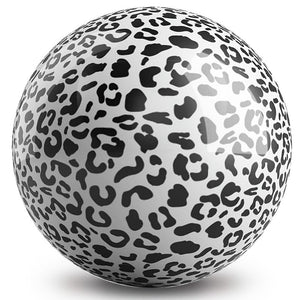 OnTheBall Pattern White Leopard Bowling Ball