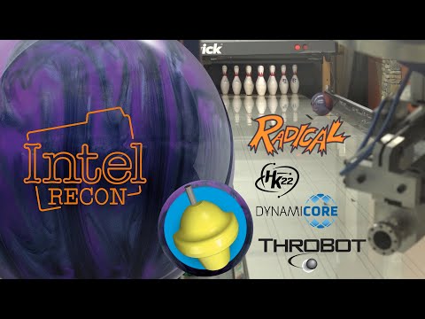 Radical Bowling // INTEL RECON Bowling Ball // ThroBot Ball Review // URD 10.23