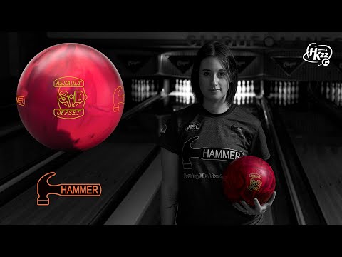 HAMMER／3D OFFSET ASSAULT【15P】 Hammer 3-D Offset Attack Bowling Ball + FREE SHIPPING