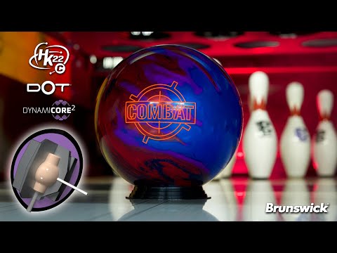 Brunswick コンバット Brunswick Combat Pearl Bowling Ball – Controlled Power & Versatility