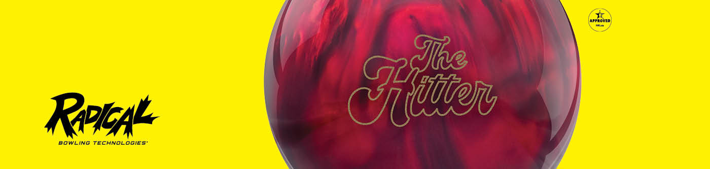 Radical The Hitter Pearl Bowling Ball Banner