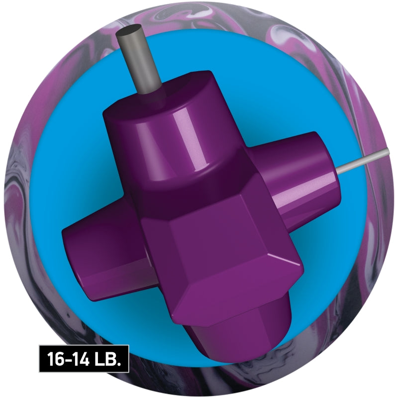 Radical Zig Zag Solid Bowling Ball - Versatile Performance with