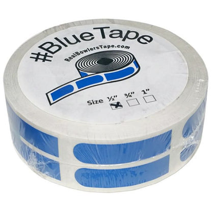 Real Bowler's Tape Inventors Reserve 500 Piece Bulk Roll Of Insert Tape Blue 1/2 Inch