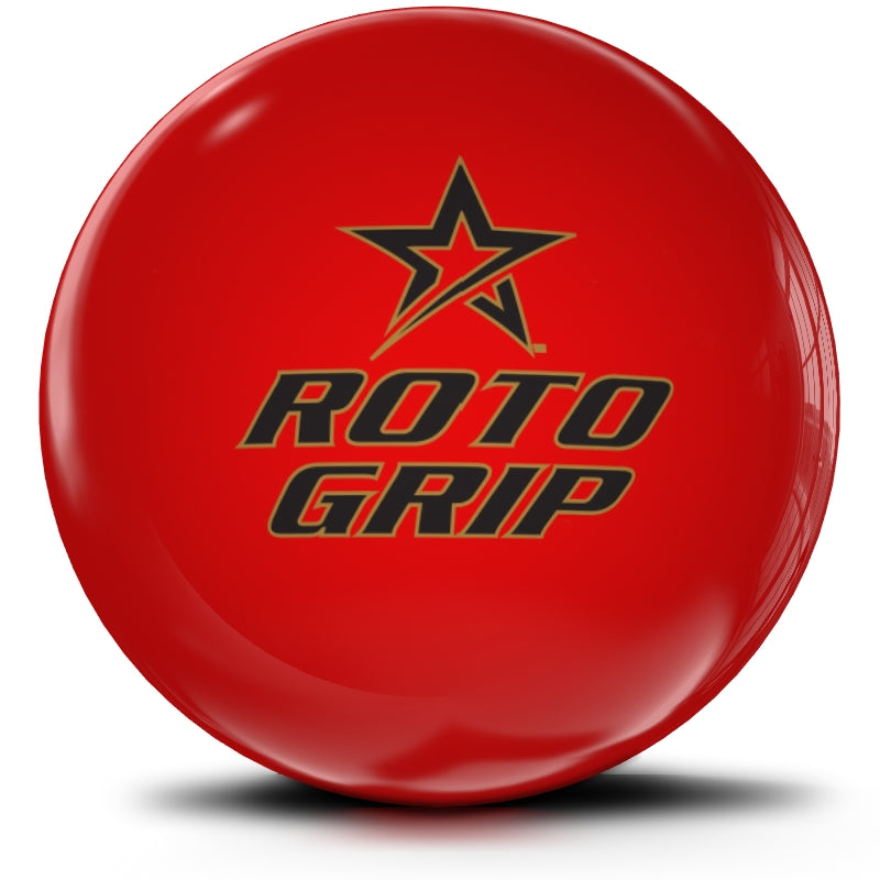 Roto Grip Jester Clear Polyester Bowling Ball Red Side